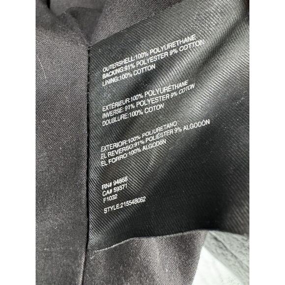 Bernardo Black Faux Vegan Leather Jacket XS B2290 - Picture 9 of 9